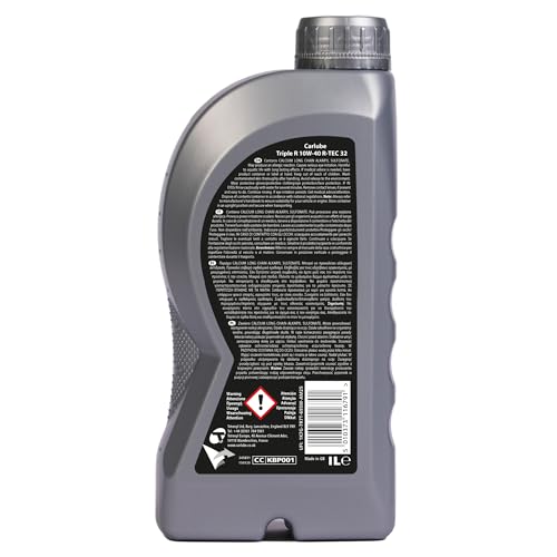 Carlube Triple R 10W-40 API SN/CF Semi-Synthetic Engine Oil R-TEC 32 1L