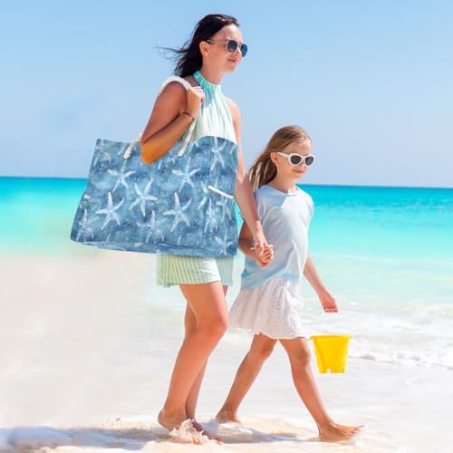 Image of senya Large Beach Bags Totes Swim Canvas Tote Shoulder Bag Water Resistant Bags for Gym Travel Daily