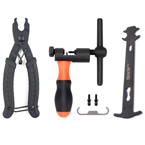 Image of Universal Bike Chain Tool Kit with Bike Breaker Main Chain Pliers Chain Checker for Road MTB Bike 1-12 Speed Chain Disassemble Chain Splitter and Breaker
