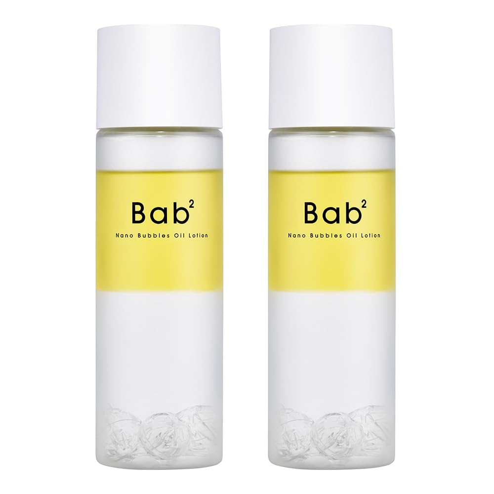 【LDK the Beauty3冠受賞】Bab2 (バブバブ) ナノバブルオイルローション 2個セット 化粧水 ローション ビタミンC ナノバブル 毛穴 うるおい 低刺激 美白 CICA 無添加 スキンケア 化粧品 基礎化粧品