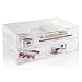 2-Pack Premium Quality Large Stackable Cosmetic Storage and Makeup Palette Organizer Drawer | Audrey Collection