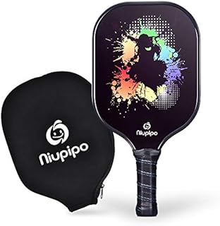 niupipo Pickleball Paddle, USAPA Approved Graphite Pickleball Paddle, Cushion Grip, Paddle Cover, Honeycomb Composite Core, Lightweight Pickleball Racket