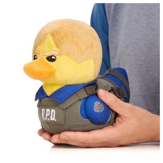 TUBBZ Plüsch: Leon Kennedy - Resident Evil Cosplaying-Gummiente Weiches Plüsch-Sammelspielzeug