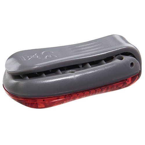 Hama LED-Sicherheitslicht 2er Set (Dauerlicht inkl. Batterie, Blinklicht ideal für Jogger, Schulkinder, Radfahrer) rot