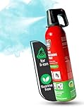 notlok Safety Work - 750g Feuerlöscher für Elektrobrände | Feuerlöschspray A F + Lithium-Batterien und Kfz-Akkus | Fettbrandlöscher, Feuerlöscher Haushalt, Feuerlöscher Auto Feuerlöscher Schaum