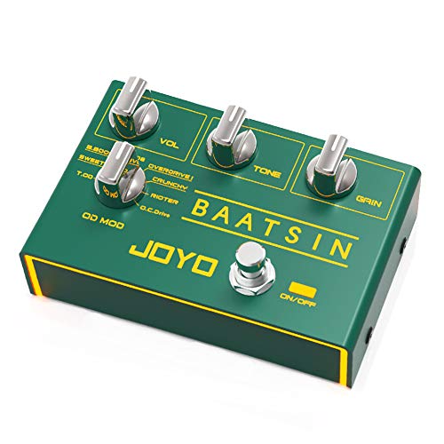Joyo Pure Analog Overdrive & Distortion Multi Effect Pedal R Series 8 Classic Od/Ds Sounds For Electric Guitar (Baatsin R-11) #TOP2