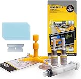 GLISTON Car Windshield Repair Kit for Auto Windscreen Chips and Cracks, Bulls-Eye, Spider Web, Star-Shaped, Nicks