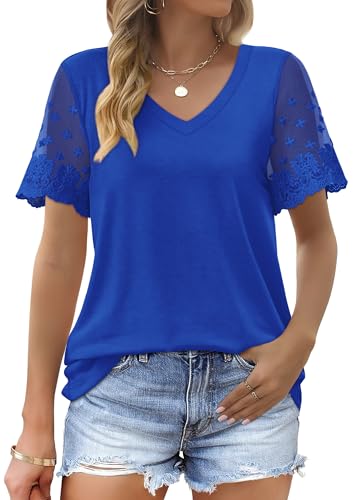 OFEEFAN Trendy Outfits for Women 2026 Spring Tops...