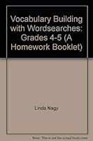 Vocabulary Building with Wordsearches: Grades 4-5 (A Homework Booklet) 0880127791 Book Cover