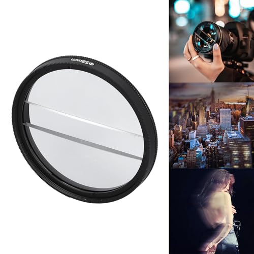 Filtro de dioptría dividida de vidrio de media luna para corregir imágenes planas en cámaras SLR 7