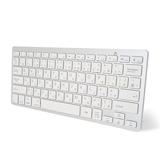 Yunseity Portable Wireless Mini 78-Key Compact Bluetooth Keyboard for Mac, Android - Arabic, Spanish, French, Korean, Russian, Thai & Japanese