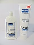 Set of 2 Dermasil Labs 8 Fl Oz. Dry Skin Treament Lotion & 10 Fl Oz Tube Controls Sever Dry Skin...