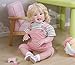 Zero Pam Reborn Toddler Dolls Girls Weighted Soft Body 70cm Muñeca Realista Niña Muñecas Reales Realistas para Bebés con Ropa (Blonde Hair)