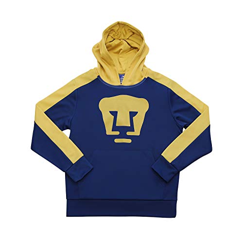 Icon Sports Officially Licensed Pumas UNAM Pullover Hoodie - Unisex Kids - PU41PH Navy YM