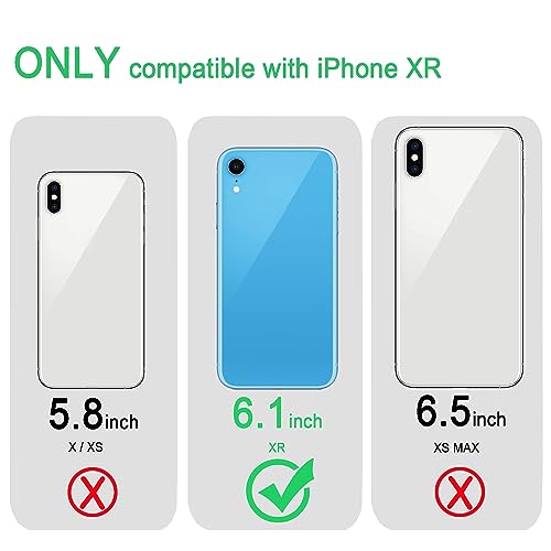 JJGoo Compatible with iPhone XR Case, Bling Sparkle Soft TPU Anti-Scratch Shockproof Protective Phone Bumper, Women Girls Cute Slim Phone Case, Clear Glitter by JJGoo - Image 2