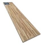 AllForWood 96''L x 25''W x 1.5''Th Acacia Solid Wood Butcher Block Countertop, Butcher Block Table Top for DIY Washer Dryer/Island/Kitchen Countertop (Unfinished)