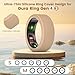 BandRain 15 Pack Ultra-Thin Ring Covers Compatible with Oura Ring Gen 4/4 Ceramic/3 Cover, Anti-Scratch Silicone Protector Accessories for ULTRAHUMAN AIR/RingConn Gen 2/Gen 2 Air for Women Men