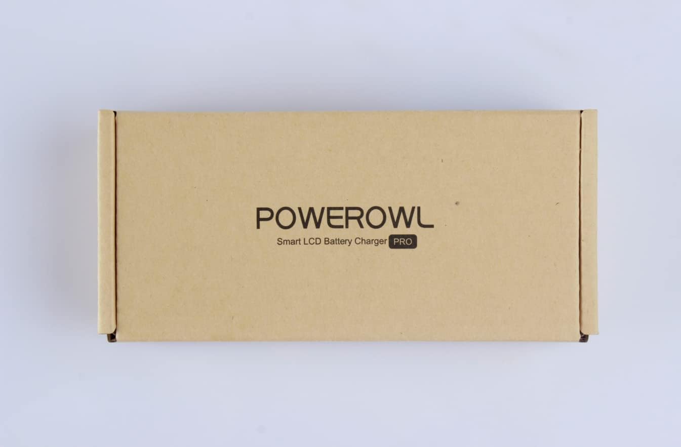 Front view of the POWEROWL product packaging box