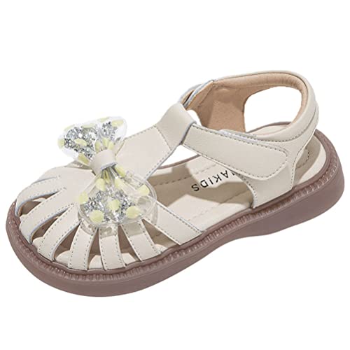 Girls Sandals Closed-Toe T Strap Flats Dress Summer Shoes