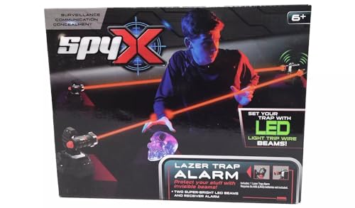 Spy X Lazer Trap Alarm Set A Trap to Protect Your Valuables from Intruders and Thieves with LED Beams