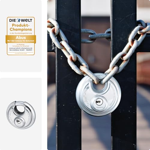 Candado Diskus® ABUS para proteger tu cobertizo exterior con nivel de seguridad 8 7
