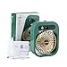 Tragbarer Klimaanlagenventilator,persönlicher Verdunstungsluftkühler Eisventilator 3 Geschwindigkeiten/kühlnebelbefeuchter,Mini USB Lüfter Für Schlafzimmer, Büro, Wohnheim,Green