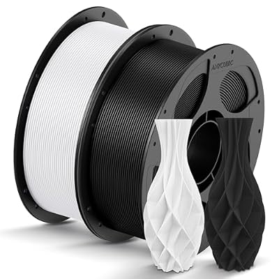 Bundle Anycubic Kobra S1 Combo Multicolor 3D Printer + ANYCUBIC PLA Filament 1.75mm 2KG Black+White