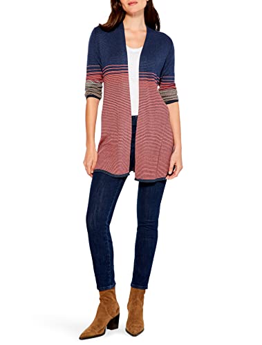 Nic+Zoe Women's Ombre Twirl Cardigan, Orange Multi, Xl #TOP18