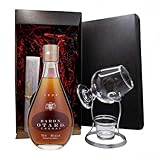 Geschenk Cognac Baron Otard VSOP + Cognac Glas + Erwärmer im edlen Geschenkkarton