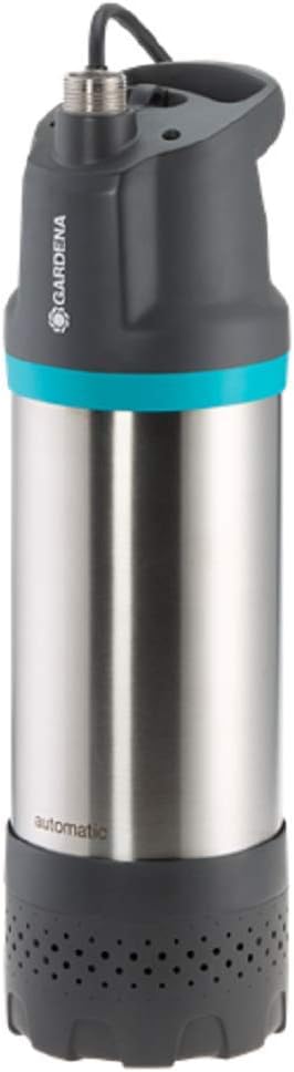 Gardena 01773-61 6100/5 Submersible Automatic Well Pump Pressure Pump Stainless Steel Silver Black Turquoise