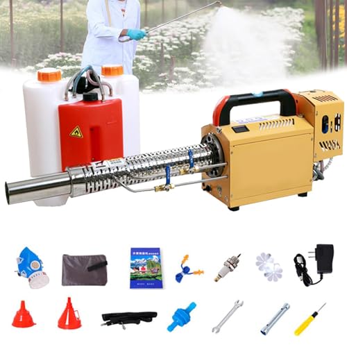 Pulse Jet Thermal Fogger Sprayer Agricultural Portable 360 Spray in All Directions 15L Portable Thermal Fogger Machine Effectively Improves Work Efficiency Reduces Labor Costs 180K