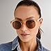 Le Specs Women's Hey Macarena Polarized Sunglasses, Blonde/Brown Mono, One Size