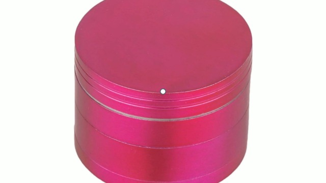 METIER 50mm Crusher Grinder Herb Grinder/herb Crushers Grinding Herbs and Spices with Honey Dust Filter Crasher 4 Parts Size 50mm Bong Accessories Color Pink Pack of 1