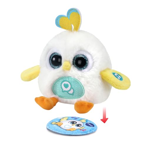 Vtech LoLibirds - Oscar – Interaktives Plüschtier mit Aufnahme-Funktion, Melodien und Magnet-Kissen – Für Kinder von 4-10 Jahren