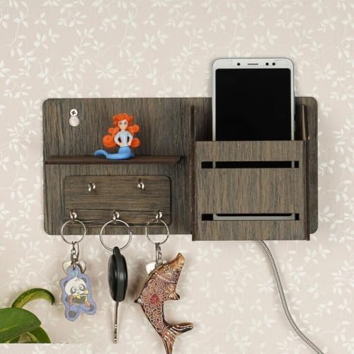 Image of SK Wood Craft Wood Key Holder (5 Hooks) Keyholder445