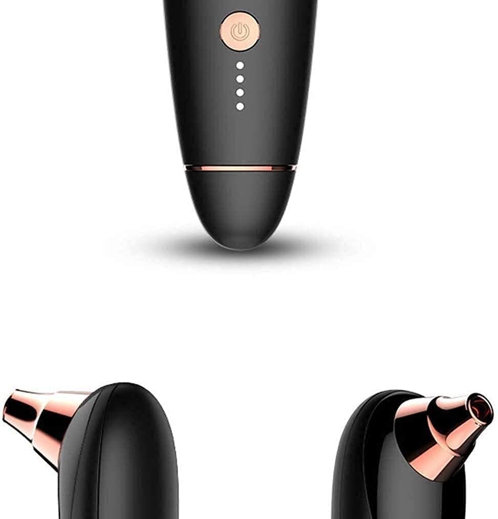 Aspirapolvere Pore - Strumento di rimozione Neri, Kit estrattore di Acne Cleaner Pore, USB Ricaricabile con Luce Blu aggiornata 3 sonde di aspirazione sostituibili per Donne e Uomini