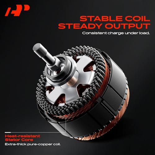 Image of A-Premium Alternator, 12V 100A 6-Groove Pulley CW, Compatible with Mazda | for Mazda CX-5 CX5 2013-2019 /2022-2023, 3 2014-2018, 6 2014-2021, CX-3, MX-5 Miata & Toyota Yaris, Yaris iA & Scion iA