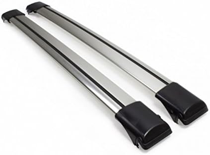 Aerodynamic Aluminium Lockable Cross Bar For Toyota Fortuner AN50/AN60 2005–2015 Silver Anodised