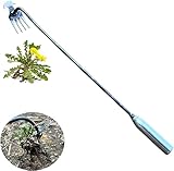 Weed Puller Garden Weeding Tools, 2024 New Weed Pulling Tool Manganese Steel Forged Weed Puller Weeding Artifact, Manual Weeders Uprooting Weeding Tool Gardening Long Handle Hand Weeder Tool (1PC)
