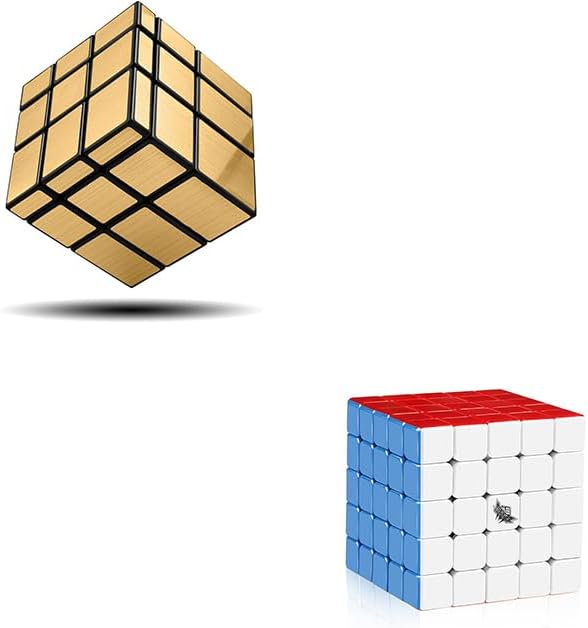 D-FantiX Shengshou Cubo de espejo 3x3 Speed Cube & Cyclone Boys 3x3 Speed Cube
