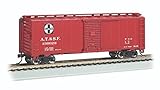 Bachmann Trains - 40' STEAM ERA Box CAR - Santa FE #136023 - HO Scale