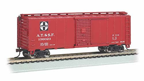 Bachmann Trains - 40' STEAM ERA Box CAR - Santa FE #136023 - HO Scale