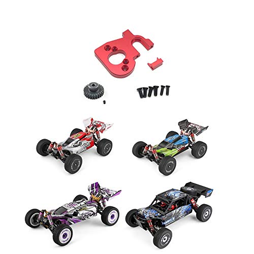 Cohvolr Rc Car Motor Mount Holder With Motor Gear For 144001 124019 124018 Rc Spare Parts Upgrade Accessories, #TOP4