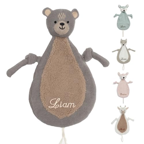 Manufaktur Liebevoll Cuddly Blanket Personalised Bear Cuddle Blan...