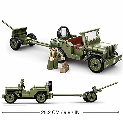 Hhohio World War 2 Landing Craft Building Toys Ww2 Military Vehicle Brick Set, Wwii Army Warship Boat Model Block With 4 Soldiers Figures (325 Pieces) #TOP7