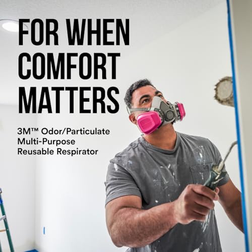 Image of 3M P100 /OV Odor /Particulate Multi-Purpose Reusable Respirator 65021, NIOSH-APPROVED Organic Vapor Cartridge, Medium