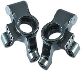 Aluminum Rear Knuckle Arm For 1/10 Traxxas Ford GT 4-Tec 2.0 83056-4/4-Tec 3.0 93054-4 - 2Pc Set Gray Silver