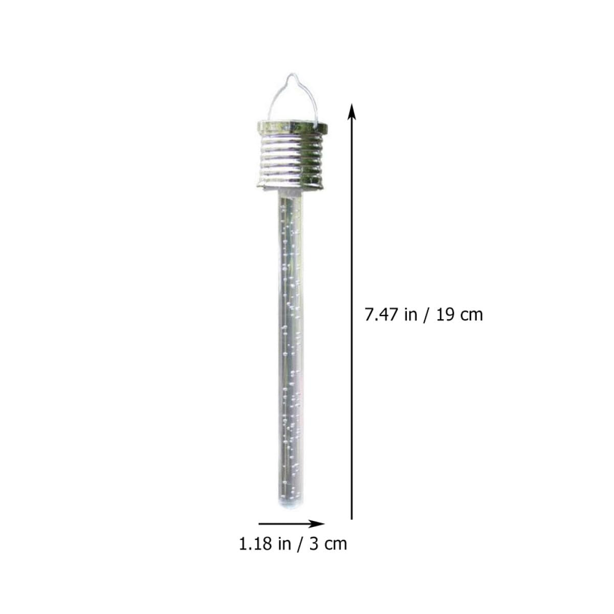 Ciieeo Luci Solari da Esterno in Acrilico 4 Pezzi Lampade Sospensione Impermeabili Design Chic per Giardino e Spazi Outdoor