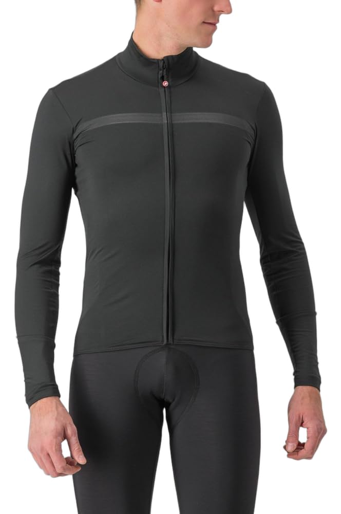 CASTELLI 4521516-085 PRO T.MID LS JERSEY Sweatshirt Men's LIGHT BLACK Size XXL