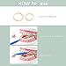 Orthodontic Elastic rubber bands 500 pcs (Medium, 3.5 Oz,1/4,Fox),Teckolign Orthodontic Elastic Rubber Bands, 500 Pack,Great for Dreadlocks, Braids, Tooth Gap, Braids, Dog Bows, Top knots, 5 Pack,with Elastic Placer for Braces. Good Orthodontic Supplies